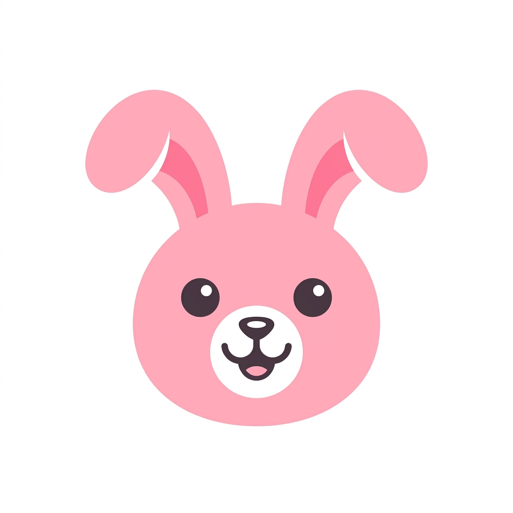 Pink Bunny Logo